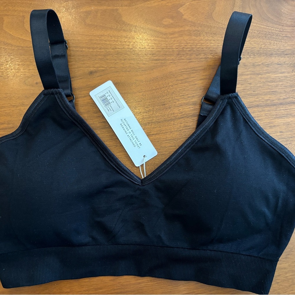 NEW Seraphine black maternity/nursing bra